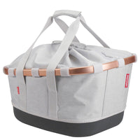 KLICKfix reisenthel Bikebasket GT 21 - Gepäckträgerkorb (UniKlip 2) (twist sky rose)