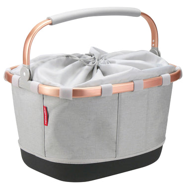 KLICKfix reisenthel Carrybag GT 24 - Gepäckträgerkorb (UniKlip 2) (twist sky rose) - Markenkoffer