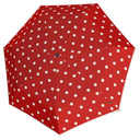 Knirps T.020 Small Manual - Taschenschirm Regenschirm (dot art red) - Markenkoffer