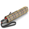 Knirps T.200 M Duomatic - Taschenschirm Regenschirm (check beige) - Ansicht 2