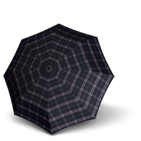 Knirps T.200 M Duomatic - Taschenschirm Regenschirm (check navy)