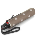 Knirps T.200 M Duomatic - Taschenschirm Regenschirm (dot art taupe) - Markenkoffer