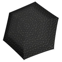 Knirps US.050 Ultra Light Slim Manual - Taschenschirm Regenschirm (rain black) - Markenkoffer