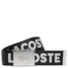 Lacoste Accessoire Jacquard - Gürtel 4 cm (ecru/vanille-mandarine, 90 cm)