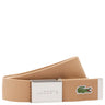 Lacoste L.12.12 Concept - Gürtel 4 cm (eclipse blue/mother of pearl/amarena cherry, 90 cm)