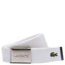 Lacoste L.12.12 Concept - Gürtel 4 cm (white, 110 cm)