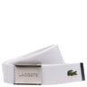 Lacoste L.12.12 Concept - Gürtel 4 cm (white, 130 cm)