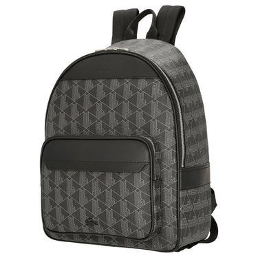 Lacoste The Blend - Rucksack aus Canvas 40 cm (allover monogram black) - Markenkoffer