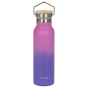 Lässig Double Walled Bottle Stainless Steel Unique - Trinkflasche 460ml (Unique Gradient Purple)