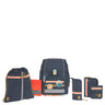 Lässig School Set Boxy Unique - Schulranzen Set 7tlg. (Dark Blue Ocean Edition)