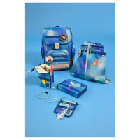 Lässig School Set Boxy Unique - Schulranzen Set 7tlg. (Gradient Green/Blue) - Ansicht 2