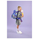 Lässig School Set Boxy Unique - Schulranzen Set 7tlg. (Gradient Green/Purple) - Markenkoffer