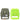 Lässig School Set Boxy Unique - Schulranzen Set 7tlg. (Olive) - Markenkoffer