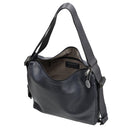 Mandarina Duck Mellow Leather - Schultertasche 36 cm (dress blue) - Markenkoffer