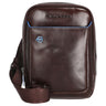 Piquadro Blue Square - Umhängetasche 23 cm (mahogany)