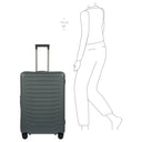 Porsche Design Roadster Hardcase - 4 - Rollen - Trolley L 75 cm erw. (grey matt) - Markenkoffer