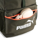 Puma Phase Hooded 20 - Rucksack 46.5 cm (dark olive - glowing red) - Markenkoffer