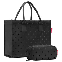 glossy dots black