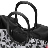 reisenthel shopping loopshopper L - Einkaufstasche mit Bügel 46 cm (frame leo nero) - Ansicht 3