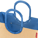 reisenthel shopping loopshopper L - Einkaufstasche mit Bügel 46 cm (frame raffia blue) - Ansicht 3