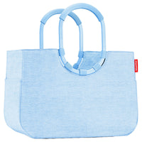 reisenthel shopping loopshopper L - Einkaufstasche mit Bügel 46 cm (frame twist powder blue) - Ansicht 2