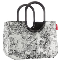 reisenthel shopping loopshopper L - Einkaufstasche mit Bügel 46 cm (jacquard grey) - Markenkoffer