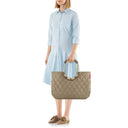 reisenthel shopping loopshopper L - Einkaufstasche mit Bügel 46 cm (rhombus olive) - Ansicht 4