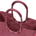 reisenthel shopping loopshopper L - Einkaufstasche mit Bügel 46 cm (twist maroon) - Ansicht 3