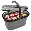 reisenthel thermo carrybag ISO - Einkaufskorb mit Kühlfunktion 29 cm (twist silver) - Markenkoffer