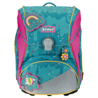 Scout Alpha DIN - Schulranzen Set 4 tlg. (Happy Confetti) - Markenkoffer