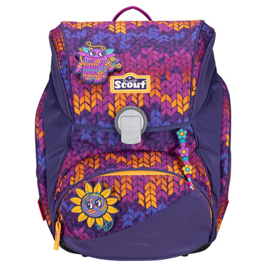 Scout Alpha Exklusiv Superflash - Schulranzen Set 4tlg. (Fantasy) - Markenkoffer