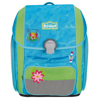 Scout Genius DIN - Schulranzen Set 4 tlg. mit Turnbeutel (Water Lily) - Ansicht 2