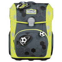 Scout Neo Exklusiv Superflash Extreme - Schulranzen Set 4tlg. (Soccer Star) - Markenkoffer