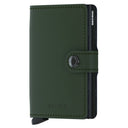 Secrid Matte Miniwallet - Geldbörse RFID 6.5 cm (green-black)