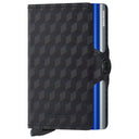 Secrid Optical Twinwallet - Geldbörse 16cc 10 cm RFID (titanium-blue)