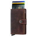 Secrid Vintage Miniwallet - Geldbörse RFID 6.5 cm (chocolate) - Ansicht 2