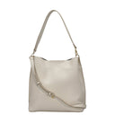 Seidenfelt Lilla Ro Midi Hobo - Schultertasche 30 cm (cream) - Markenkoffer