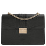 Seidenfelt Roros Big - Schultertasche 28 cm (black gold)