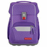Step by Step Basis - Schulranzen Set 4tlg. (Purple Konfetti) - Markenkoffer