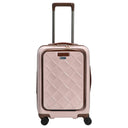 Stratic Leather and More - 4 - Rollen - Kabinentrolley Vortasche 15" 55 cm S (rose) - Markenkoffer