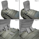 Tatonka Pyrox 45+10 BC - Trekkingrucksack 73 cm erw. (stone grey olive) - Ansicht 11