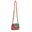 The Bridge Lucrezia Wow - Umhängetasche 21 cm (verde/blu/azzurro) - Ansicht 6