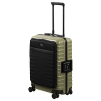 TITAN OVERSEAS - 4 - Rollen - Kabinentrolley S 55/23cm mit Vortasche (forest green, 55/23 cm) - Markenkoffer