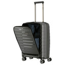Travelite Air Base - 4 - Rollen - Kabinentrolley mit Vortasche S 55 cm (anthracite) - Markenkoffer