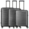 Travelite Air Base - 4 - Rollen - Trolley Set 3tlg. erw. (anthracite) - Markenkoffer