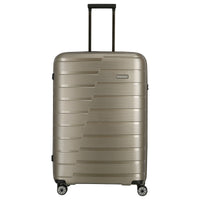 Travelite Air Base - 4 - Rollen - Trolley Set 3tlg. L/M/S Vortasche (champagner) - Markenkoffer