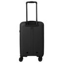 Travelite Air Stripe - 4 - Rollen - Kabinentrolley Slim 55 cm (black) - Markenkoffer