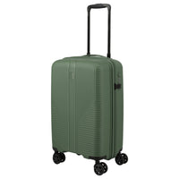 Travelite Air Stripe - 4 - Rollen - Kabinentrolley Slim 55 cm (green) - Markenkoffer