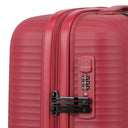 Travelite Air Stripe - 4 - Rollen - Kabinentrolley Slim 55 cm (red) - Markenkoffer