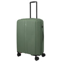 Travelite Air Stripe - 4 - Rollen - Trolley 66 cm erw. (green) - Markenkoffer